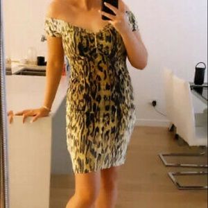 SOLD- Roberto Cavalli Leopard Print Dress